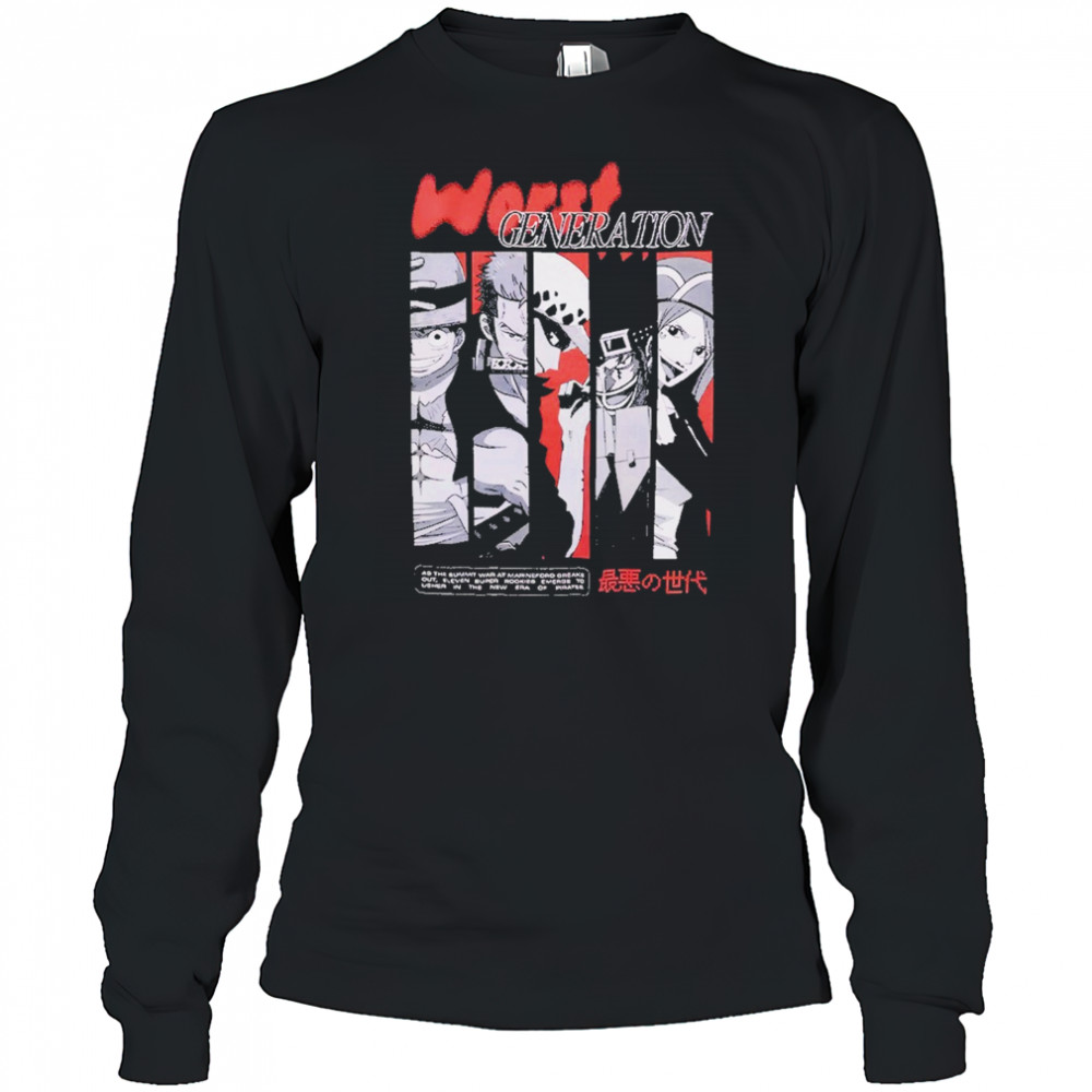 Worst Generation Panel T-Shirt Long Sleeved