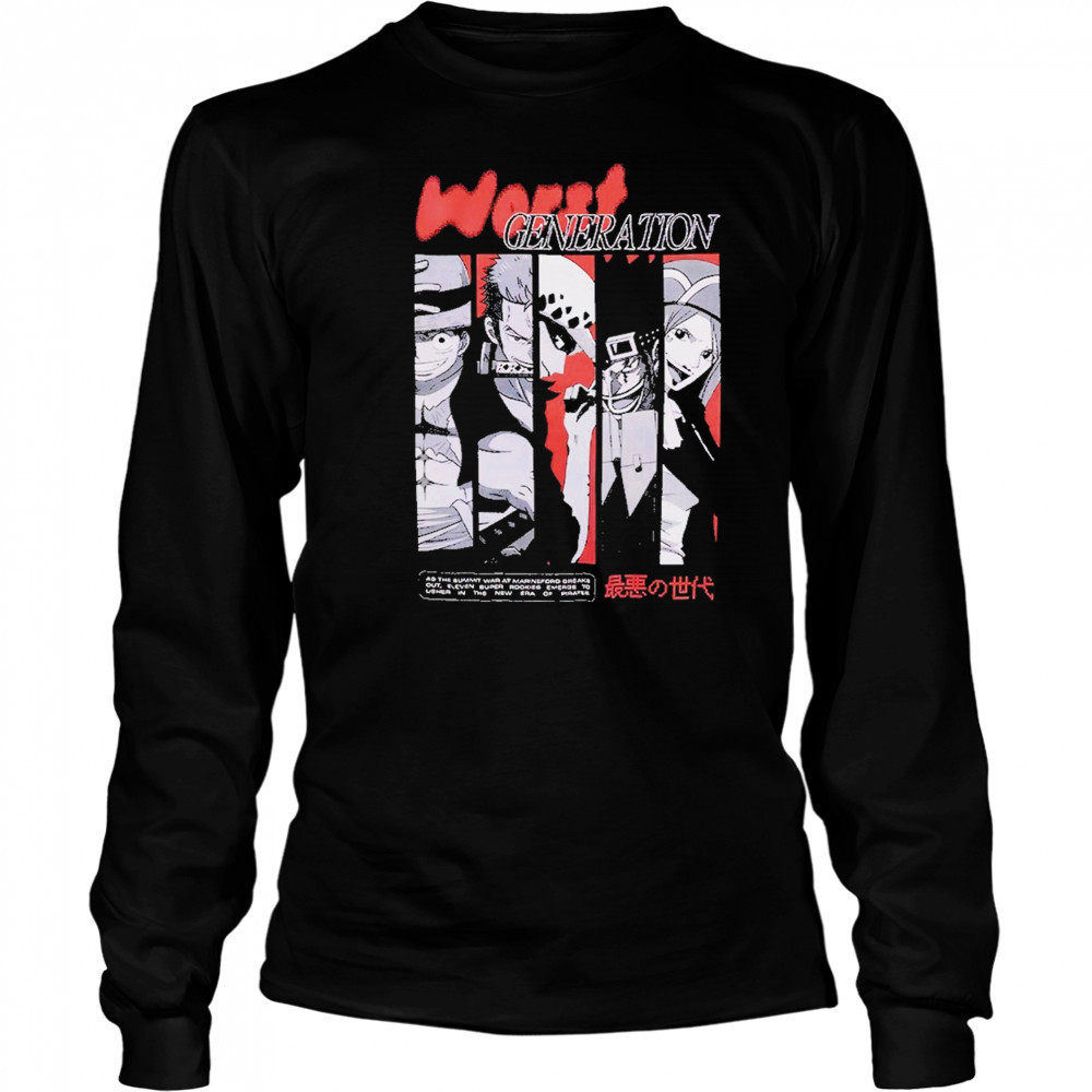 Worst Generation Panel T-Shirt Long Sleeved