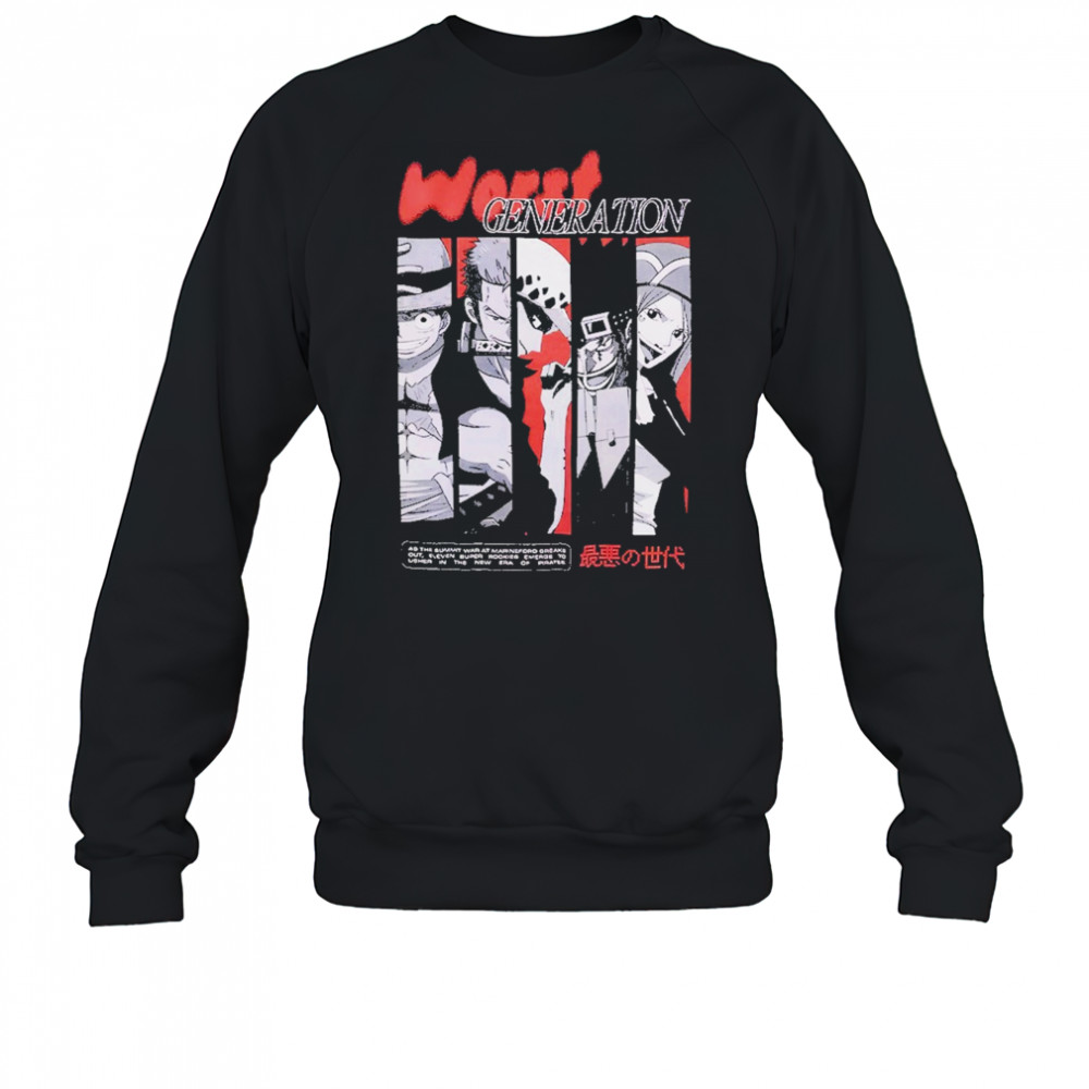 Worst Generation Panel T-Shirt Sweatshirt