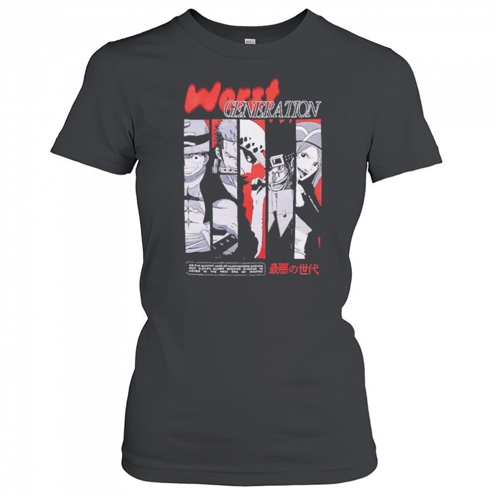 Worst Generation Panel T-Shirt Women's T-shirt