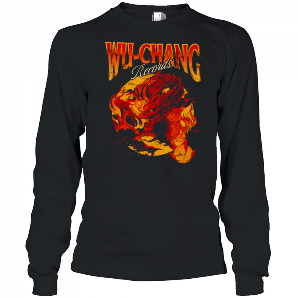 Wu-Chang records dragon shirt Long Sleeved