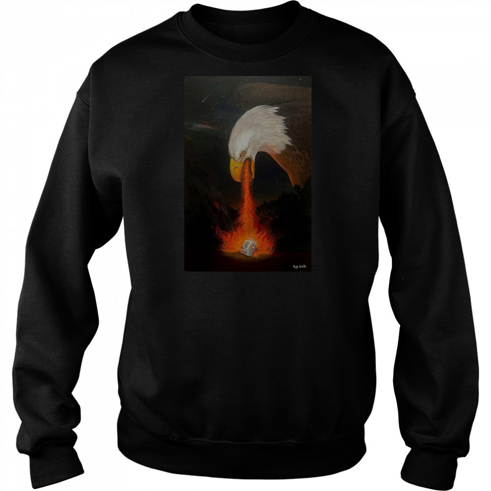 2025 American Eagle VS. Ice Poster T-Shirt Hoodie