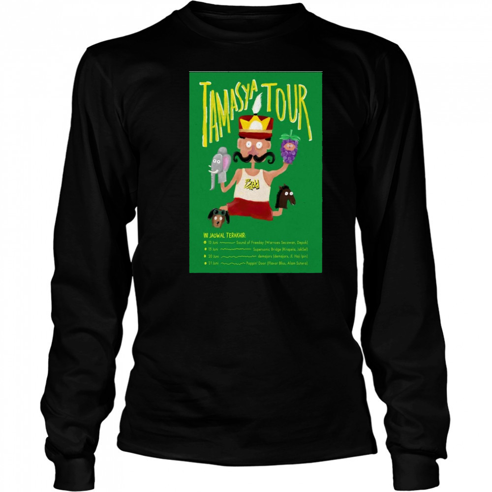 2025 Tamasya Tour Ini Jadwal Terakhir Poster T-Shirt Long Sleeved