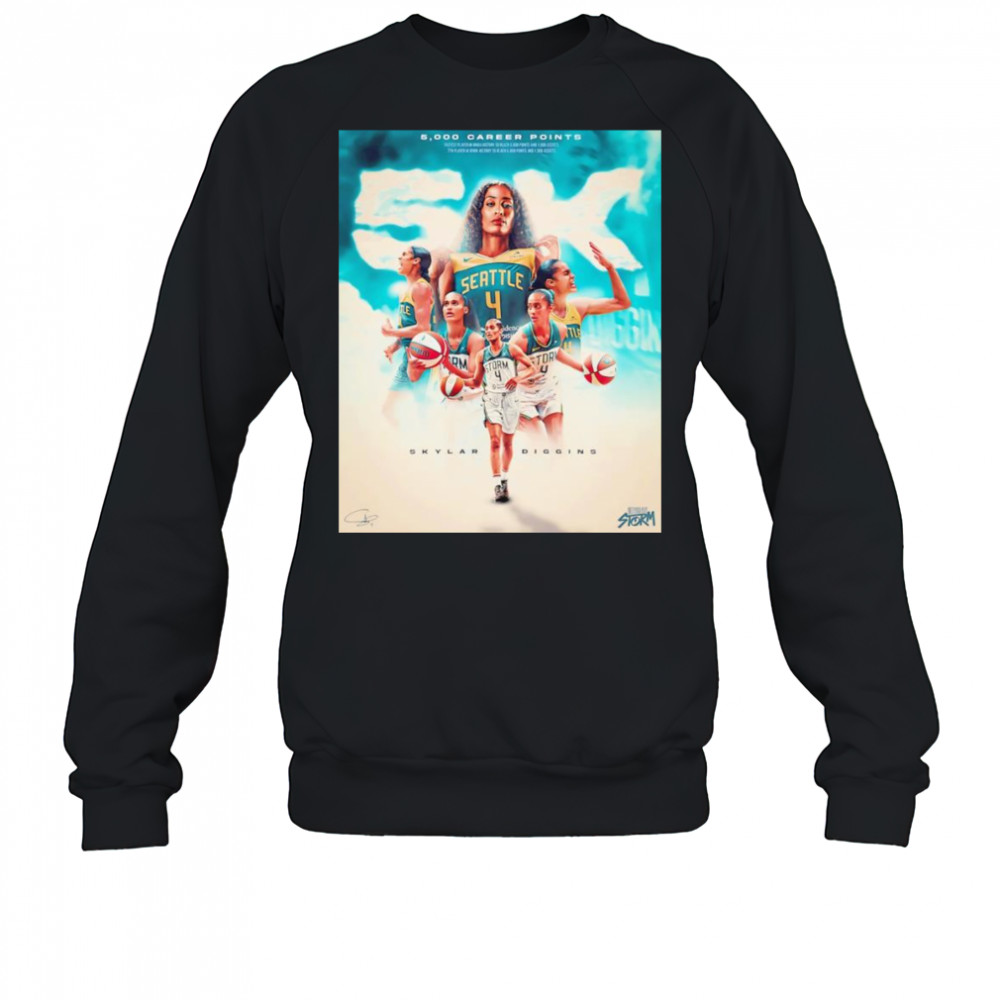 5000 career points Skylar Diggins shirt Sweatshirt