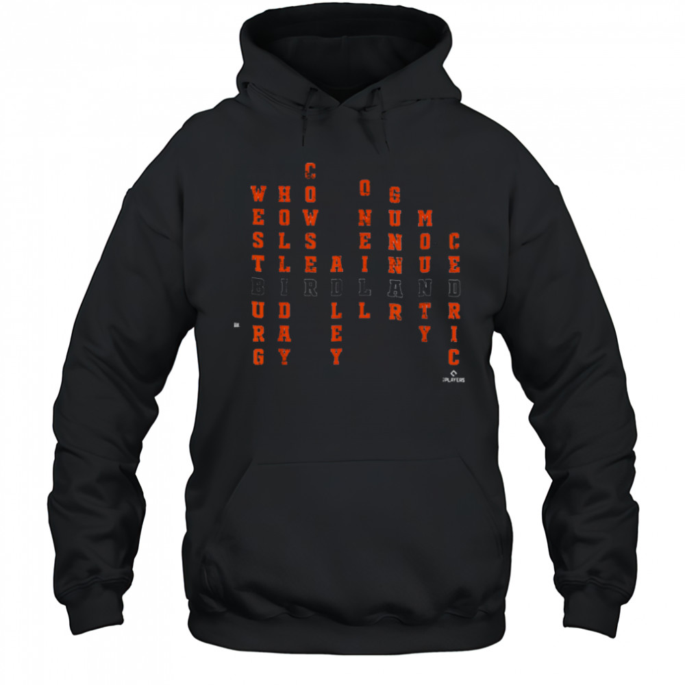 Acrostic Gunnar Henderson Birdland Baltimore Baseball MLBPA T Shirt Hoodie