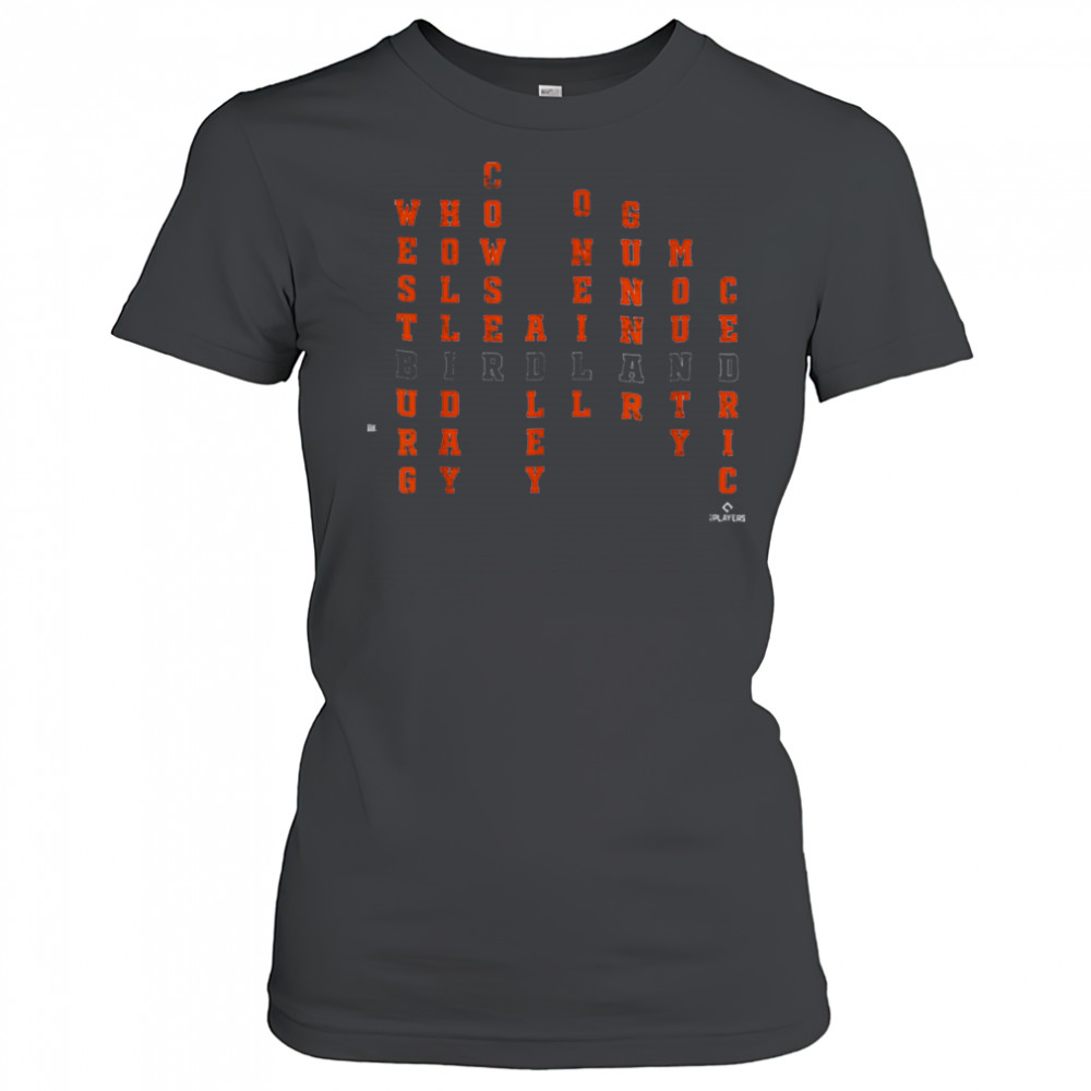 Acrostic Gunnar Henderson Birdland Baltimore Baseball MLBPA T Shirt Women's T-shirt