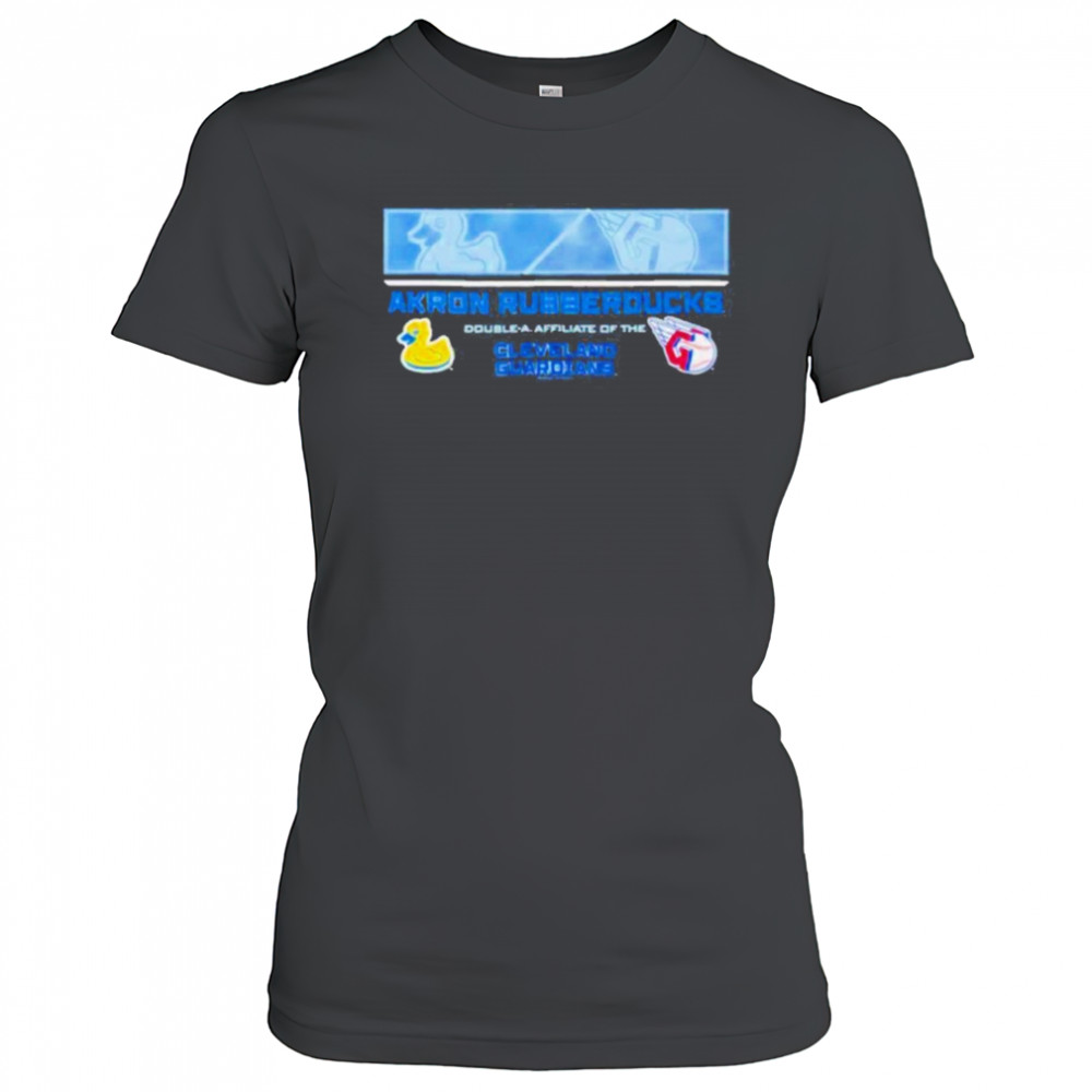 Akron Rubber Ducks double a affiliate of the Cleveland Guardians logo shirt Women's T-shirt