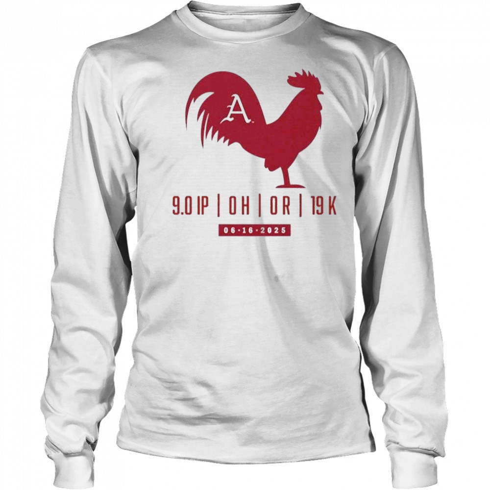 Arkansas No-Hitter T-Shirt Long Sleeved