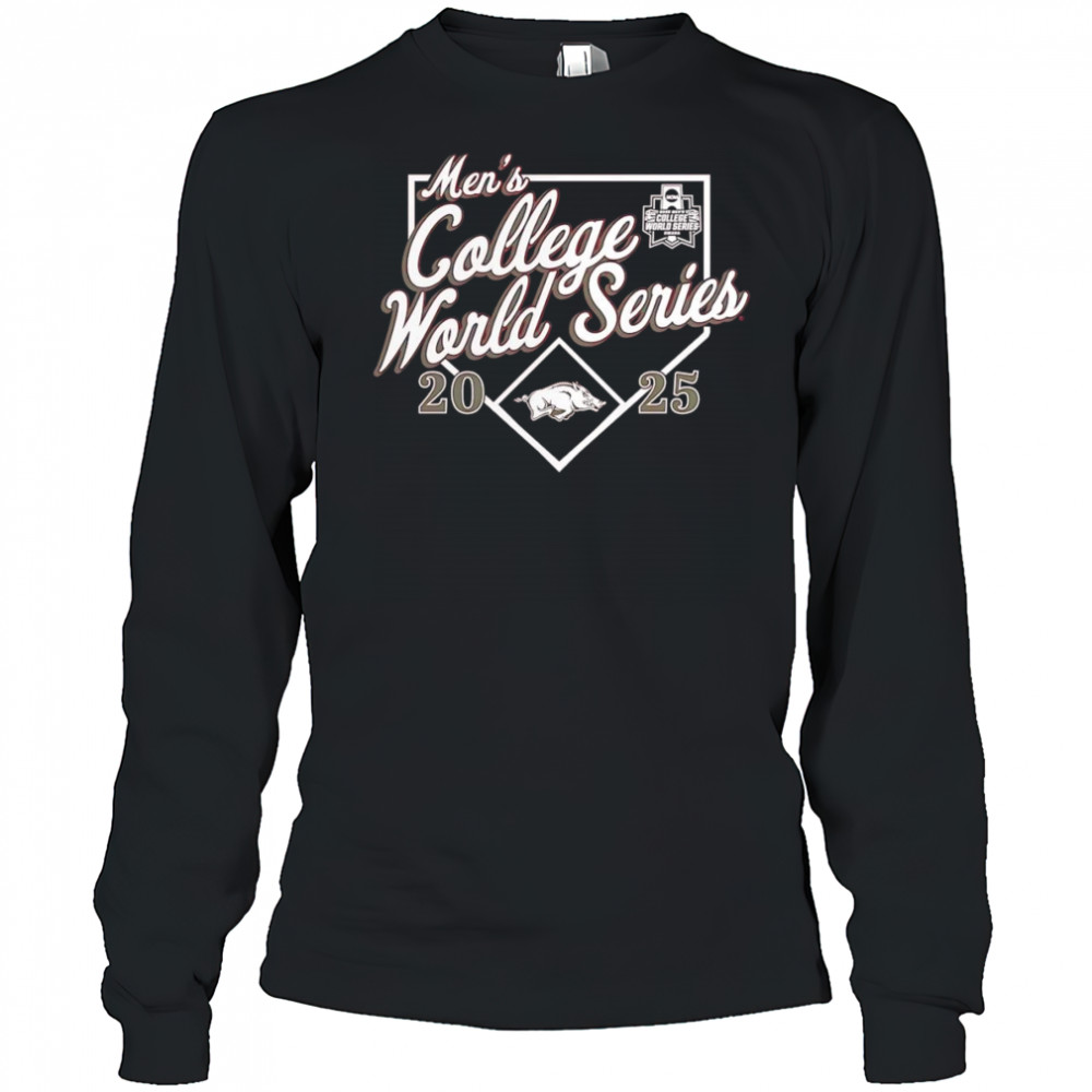 Arkansas Razorbacks 2025 NCAA Baseball World Series Bullpen Ace shirt Long Sleeved