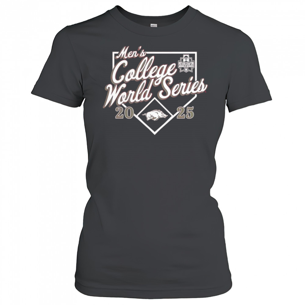 Arkansas Razorbacks 2025 NCAA Baseball World Series Bullpen Ace shirt Women's T-shirt