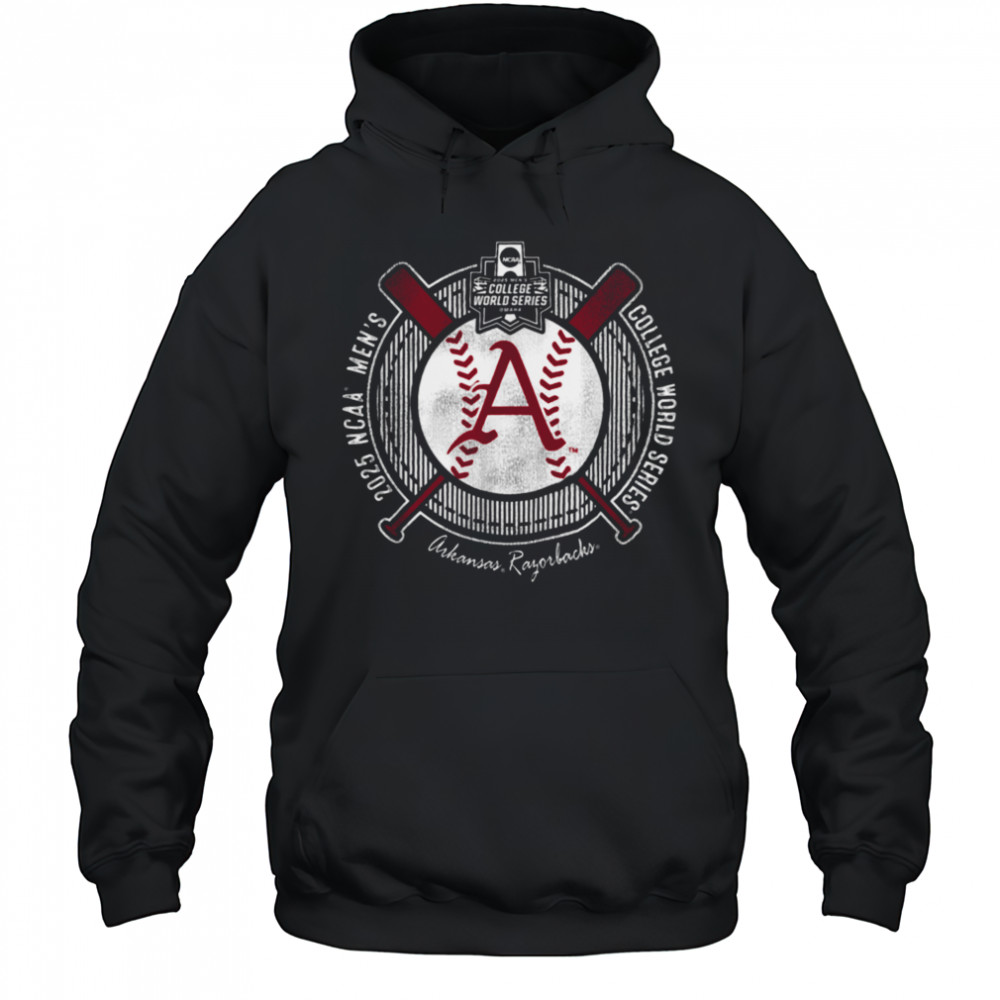 Arkansas Razorbacks College World Series 2025 Baseball MCWS T Shirt Hoodie