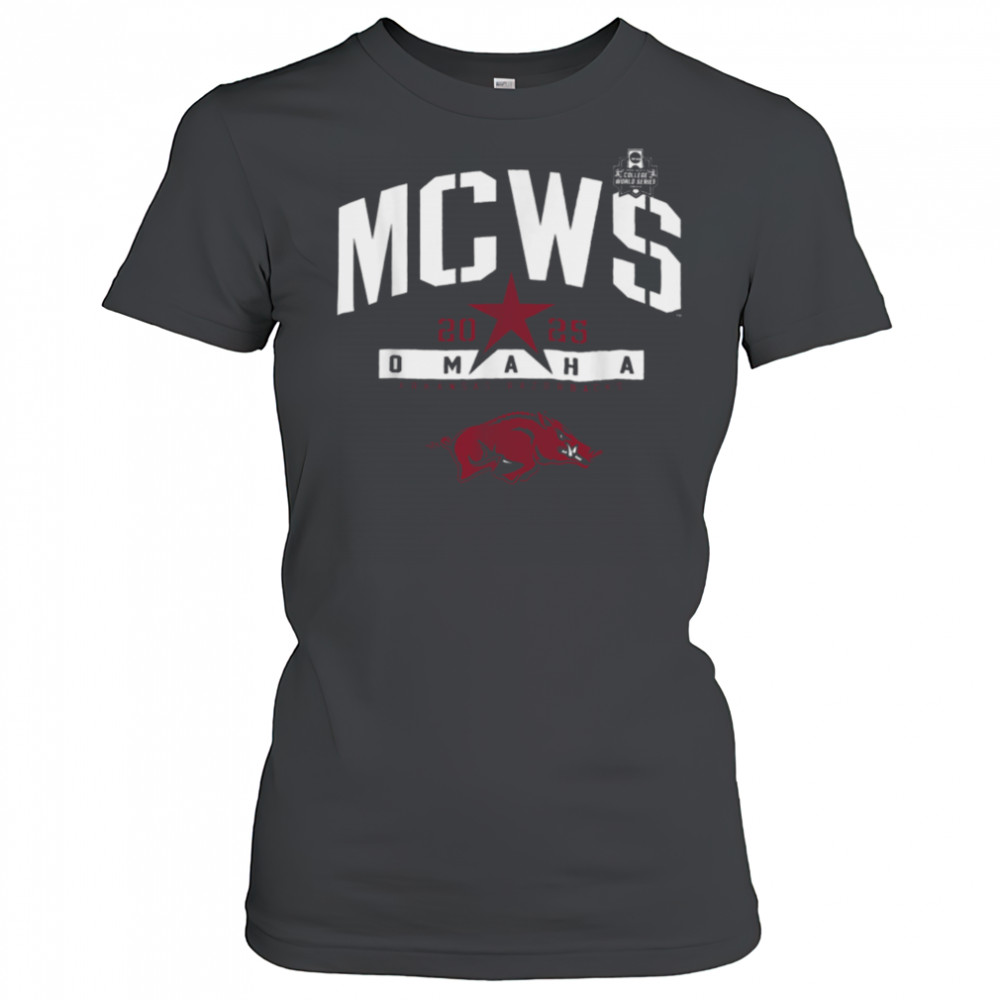 Arkansas Razorbacks College World Series 2025 MCWS Baseball T Shirt Women's T-shirt