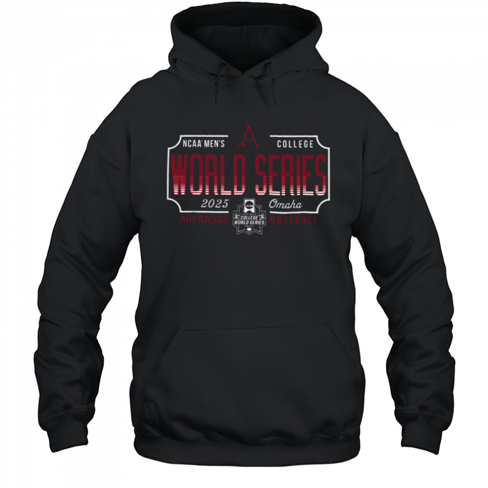 Arkansas Razorbacks MCWS 2025 College World Series Baseball T Shirt Hoodie