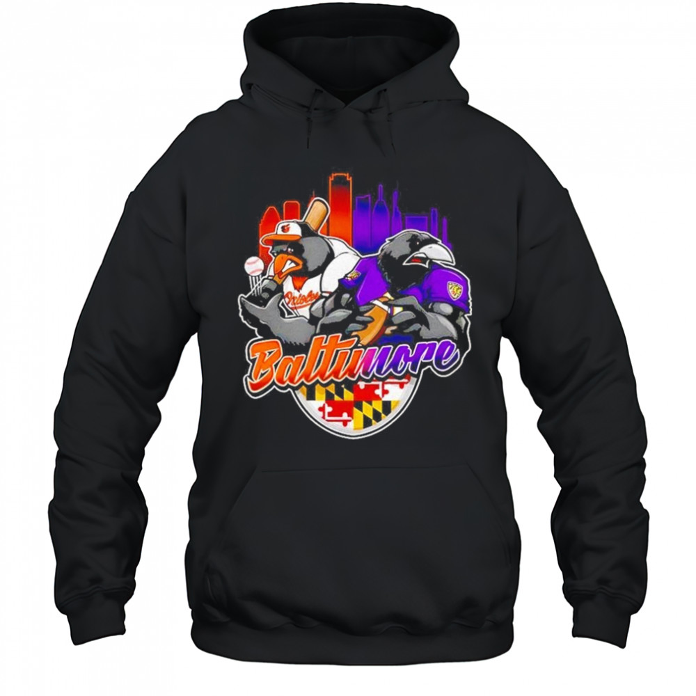 Baltimore Sports Team Mascot 2025 Shirt Hoodie
