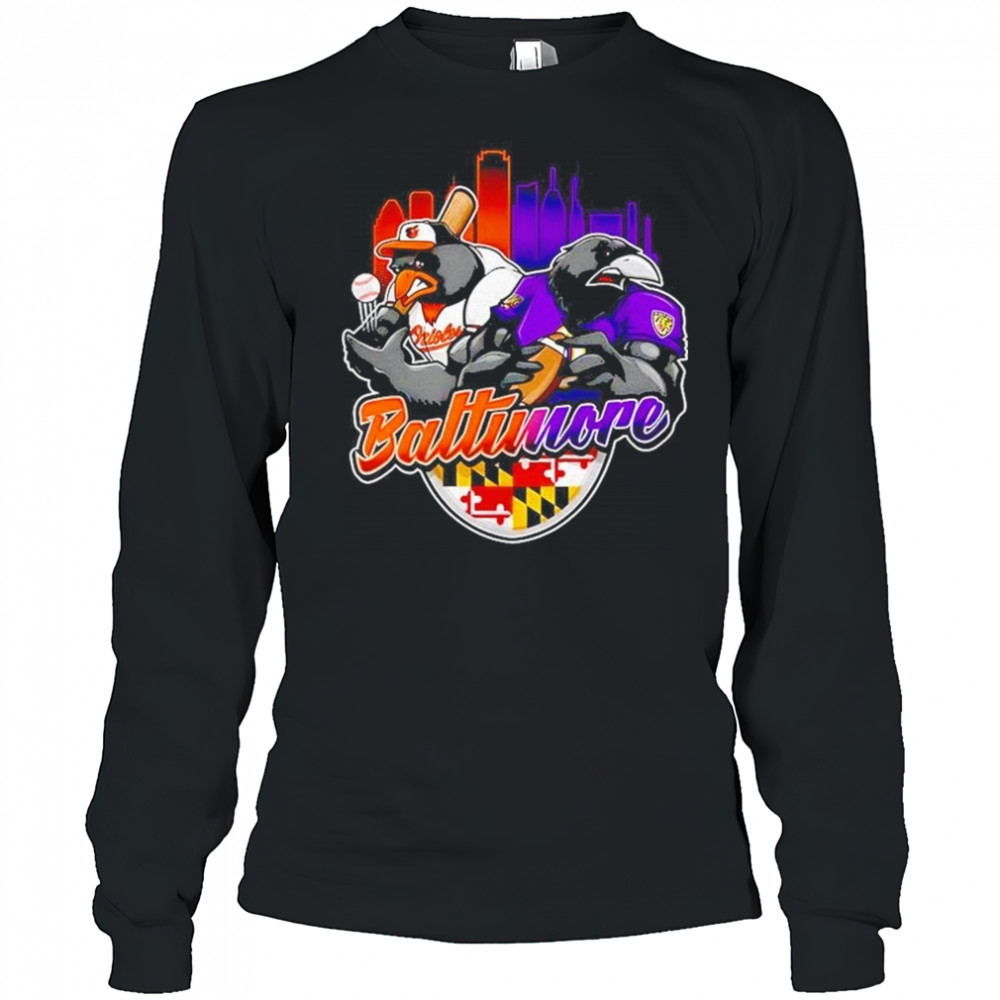 Baltimore Sports Team Mascot 2025 Shirt Long Sleeved