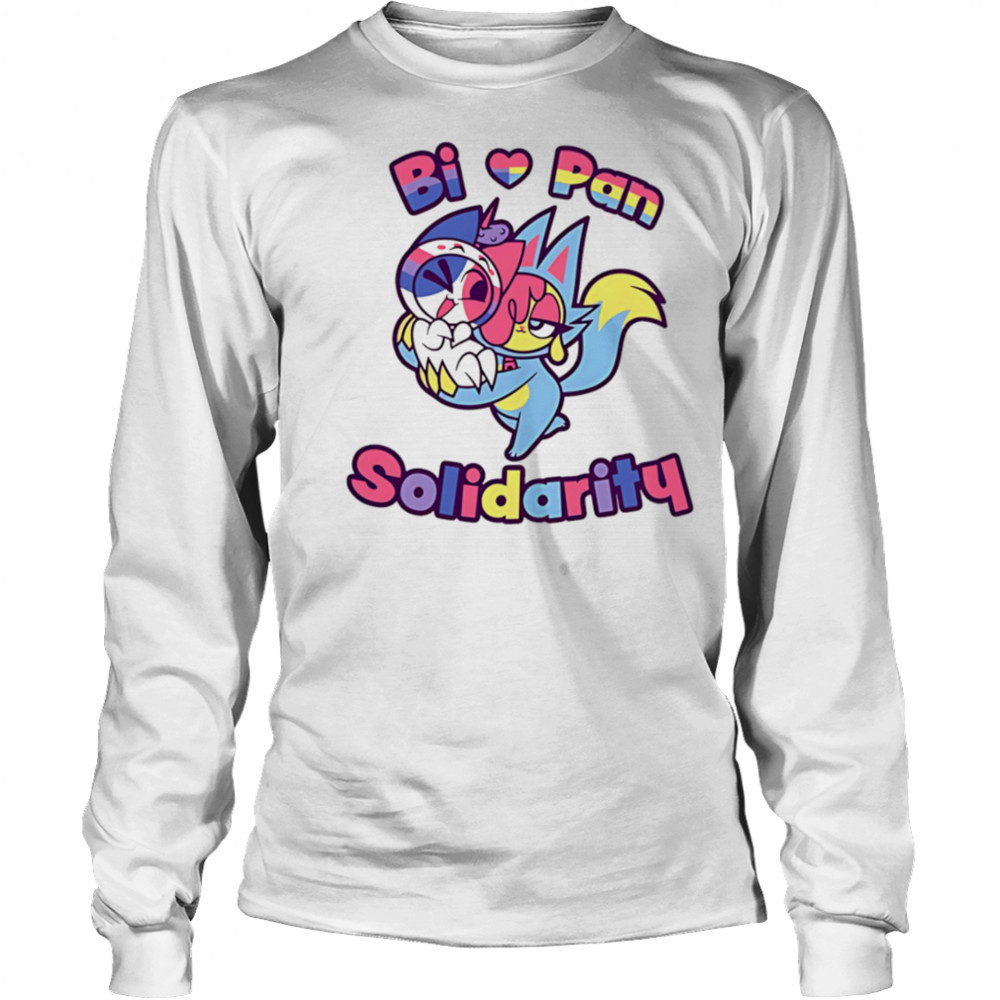 Bi Pan Solidarity T-Shirt Long Sleeved