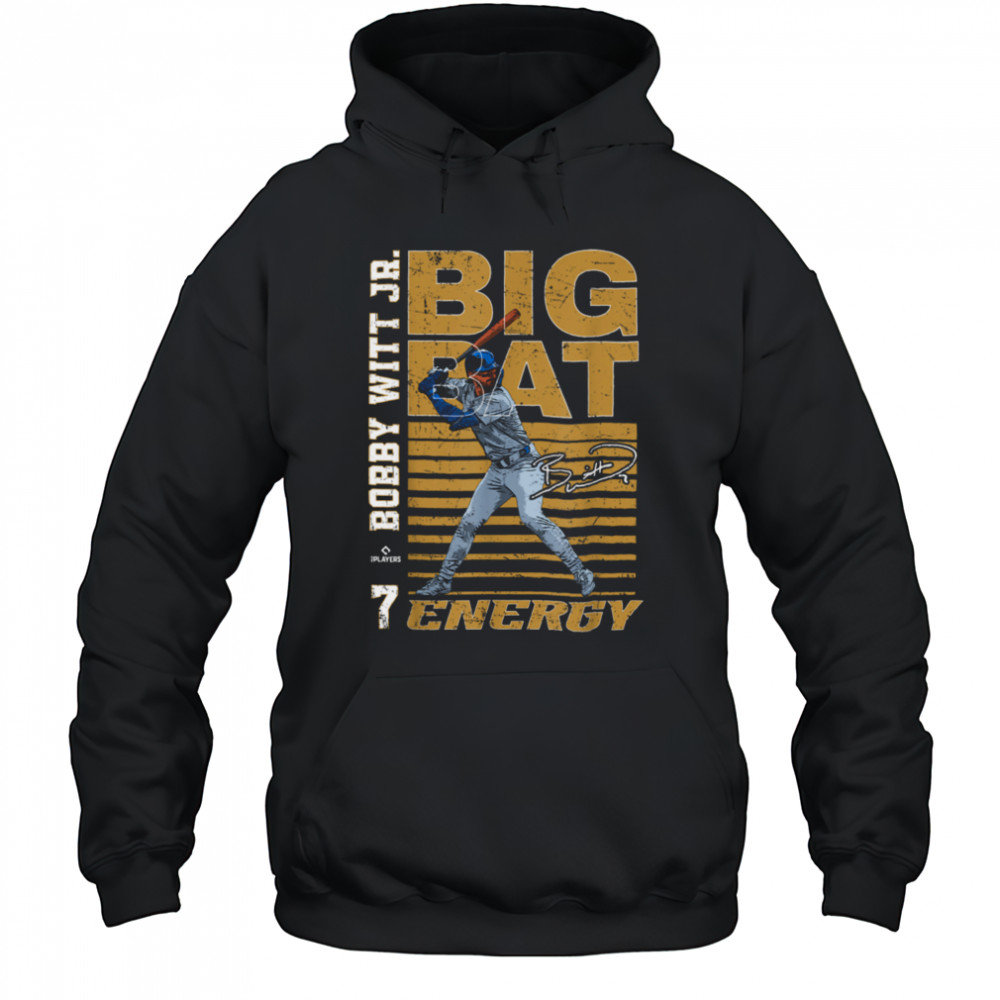 Big Bat Energy Bobby Witt Jr. Kansas City Baseball MLBPA T Shirt Hoodie