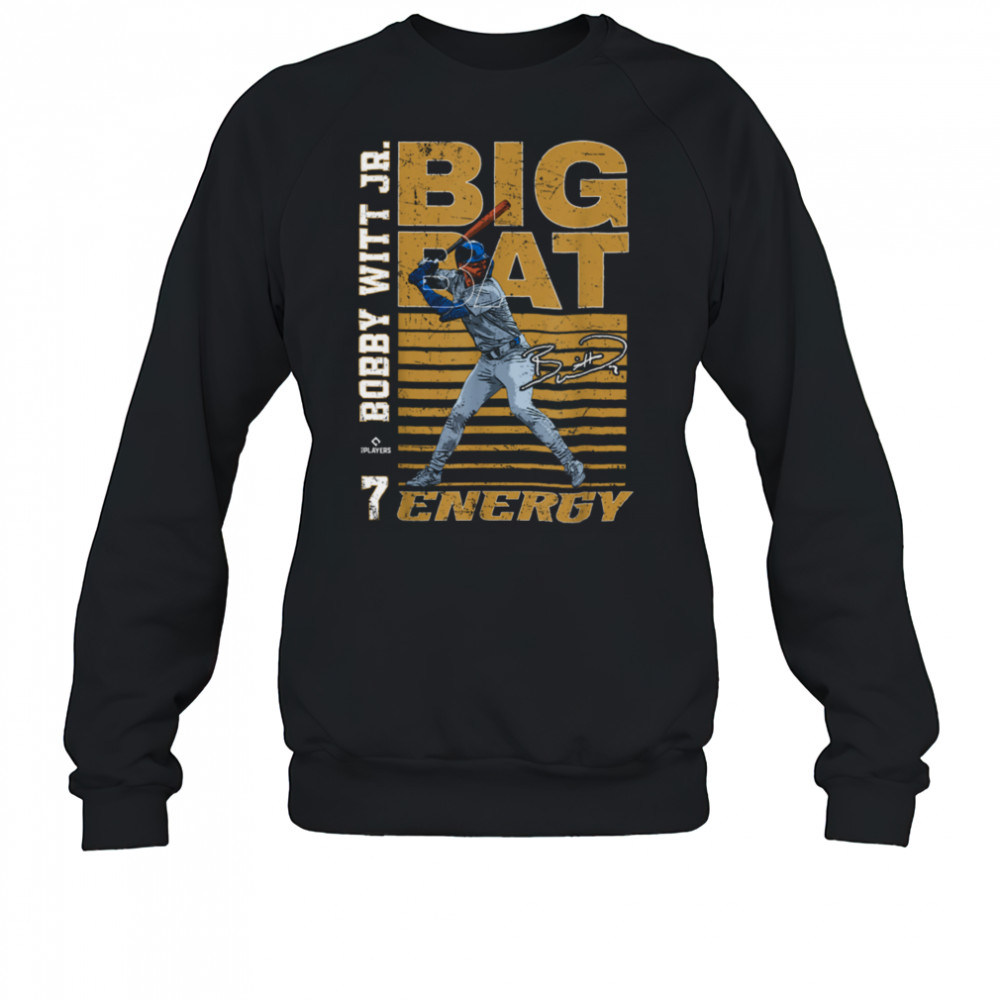 Big Bat Energy Bobby Witt Jr. Kansas City Baseball MLBPA T Shirt Sweatshirt