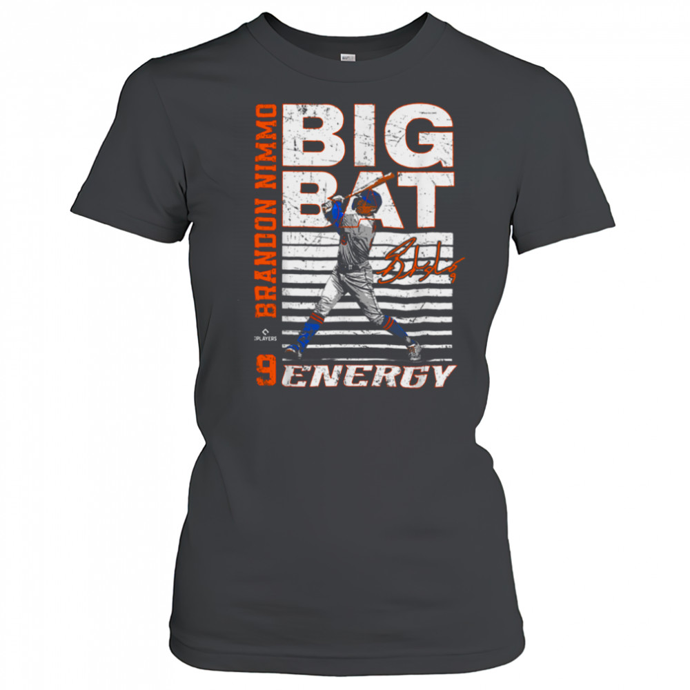 Big Bat Energy Brandon Nimmo New York Baseball MLBPA T Shirt Women's T-shirt