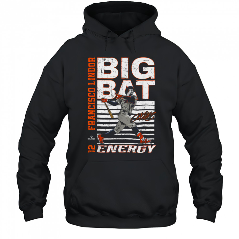 Big Bat Energy Francisco Lindor New York Baseball MLBPA T Shirt Hoodie