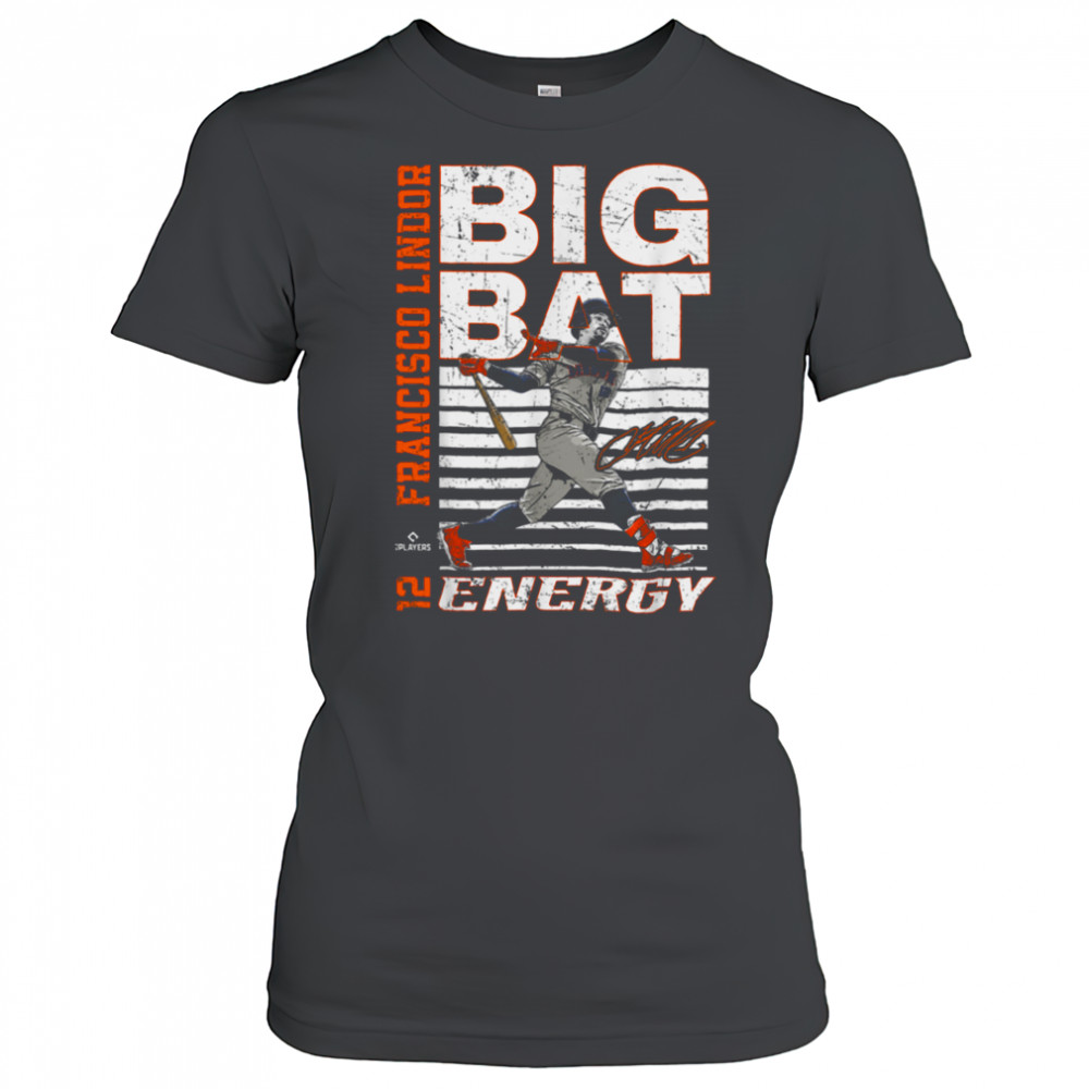 Big Bat Energy Francisco Lindor New York Baseball MLBPA T Shirt Women's T-shirt