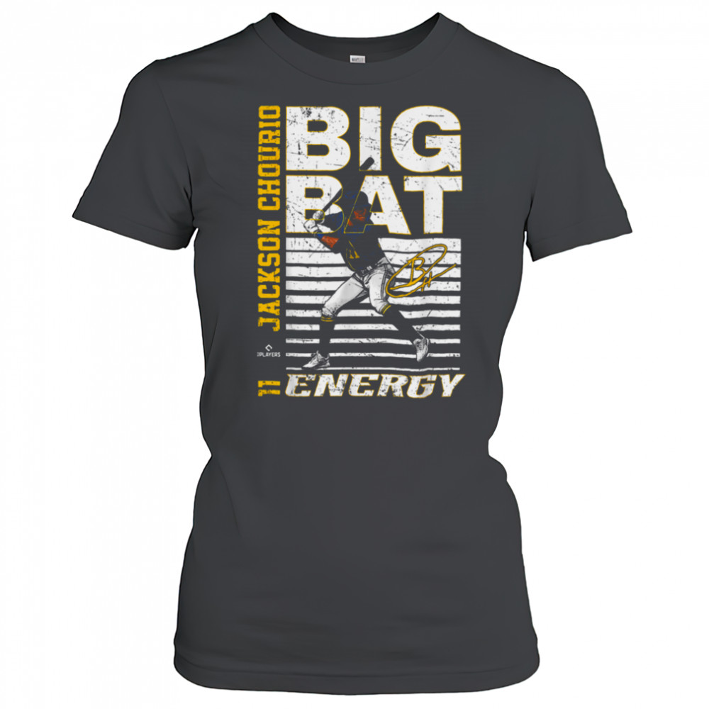 Big Bat Energy Jackson Chourio Milwaukee Baseball MLBPA T Shirt Women's T-shirt