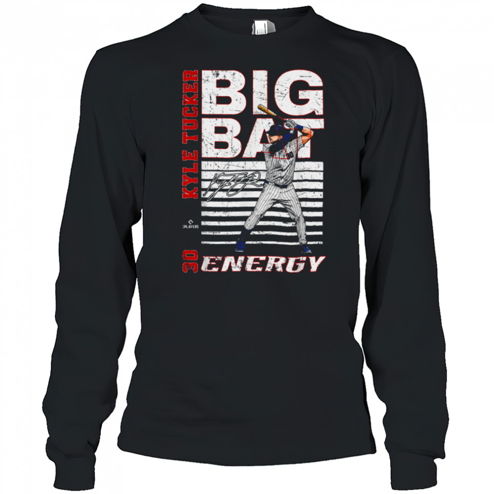 Big Bat Energy Kyle Tucker Chicago Baseball MLBPA T Shirt Long Sleeved
