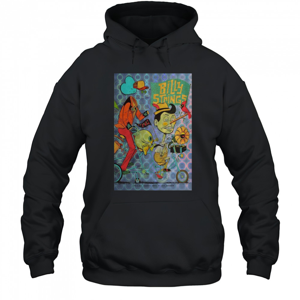 BILLY STRINGS 2025 Poster ST Louis Missouri T-Shirt Hoodie