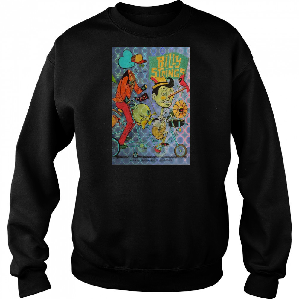 BILLY STRINGS 2025 Poster ST Louis Missouri T-Shirt Hoodie