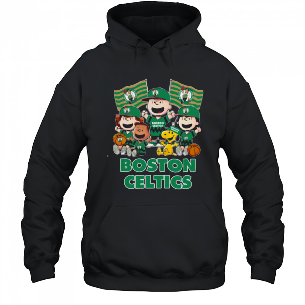 Boston Celtics Snoopy And Friends T Shirt Hoodie