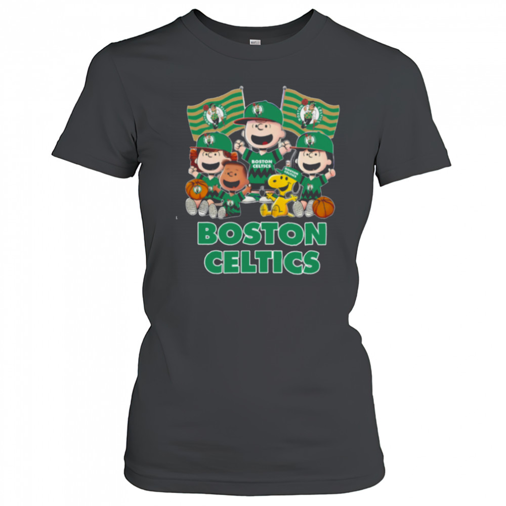 Boston Celtics Snoopy And Friends T Shirt Women's T-shirt
