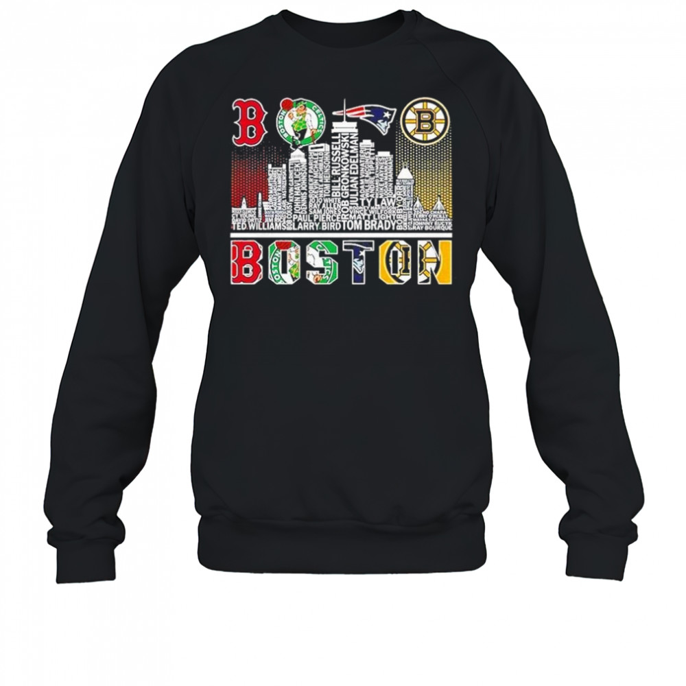 Boston Skyline City Sports Team Logo 2025 Shirt Sweatshirt