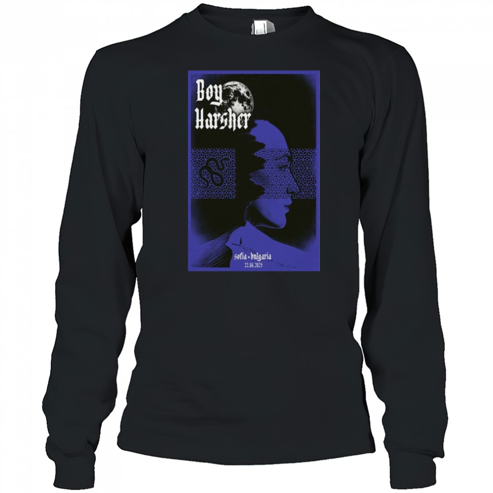 Boy Harsher Sofia Jun 22 2025 Poster T-Shirt Long Sleeved
