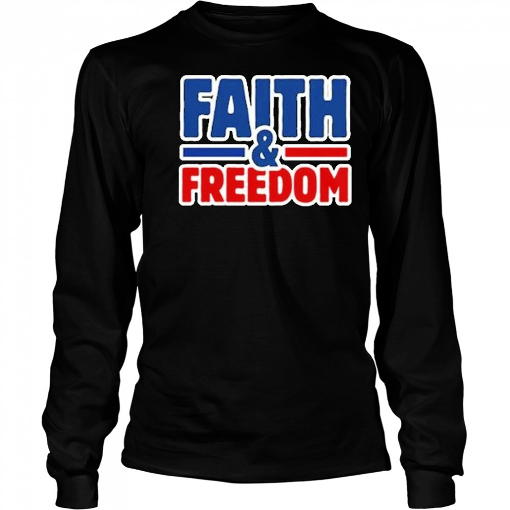 Brandon Tatum Faith And Freedom T-Shirt Long Sleeved