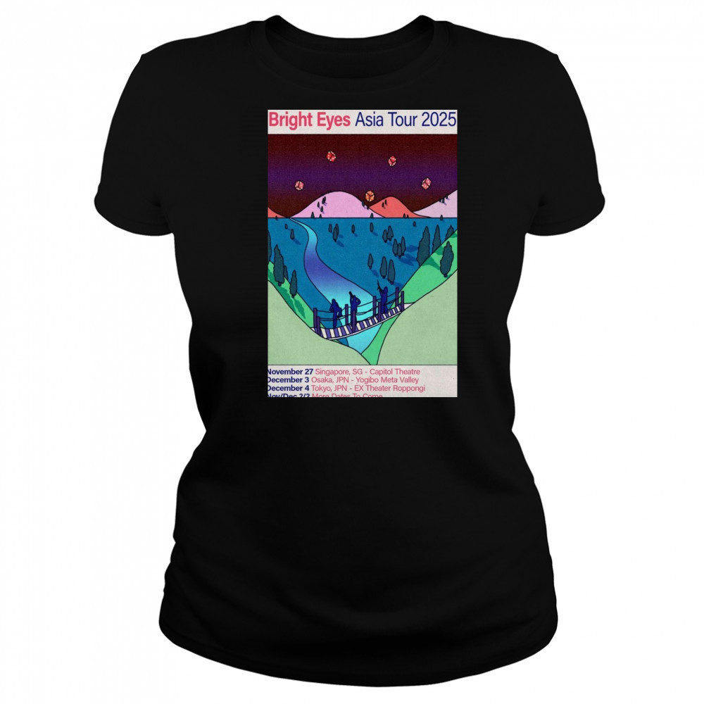 Bright Eyes Asia 2025 Tour Poster T-Shirt Women's T-shirt