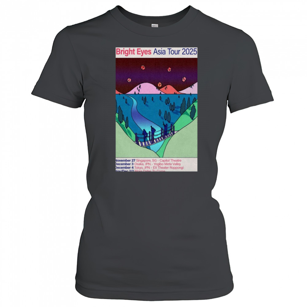 Bright Eyes Asia 2025 Tour Poster T-Shirt Women's T-shirt