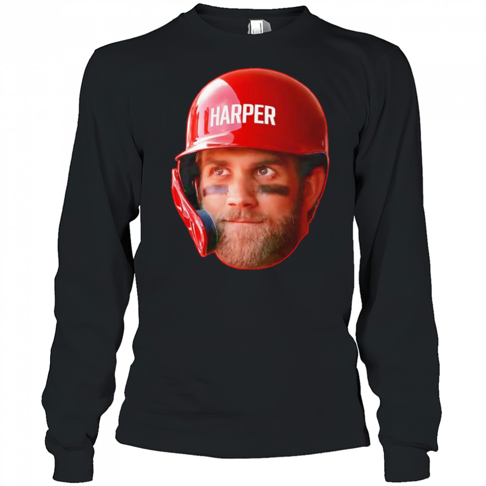 Bryce Harper head in the game shirt Long Sleeved