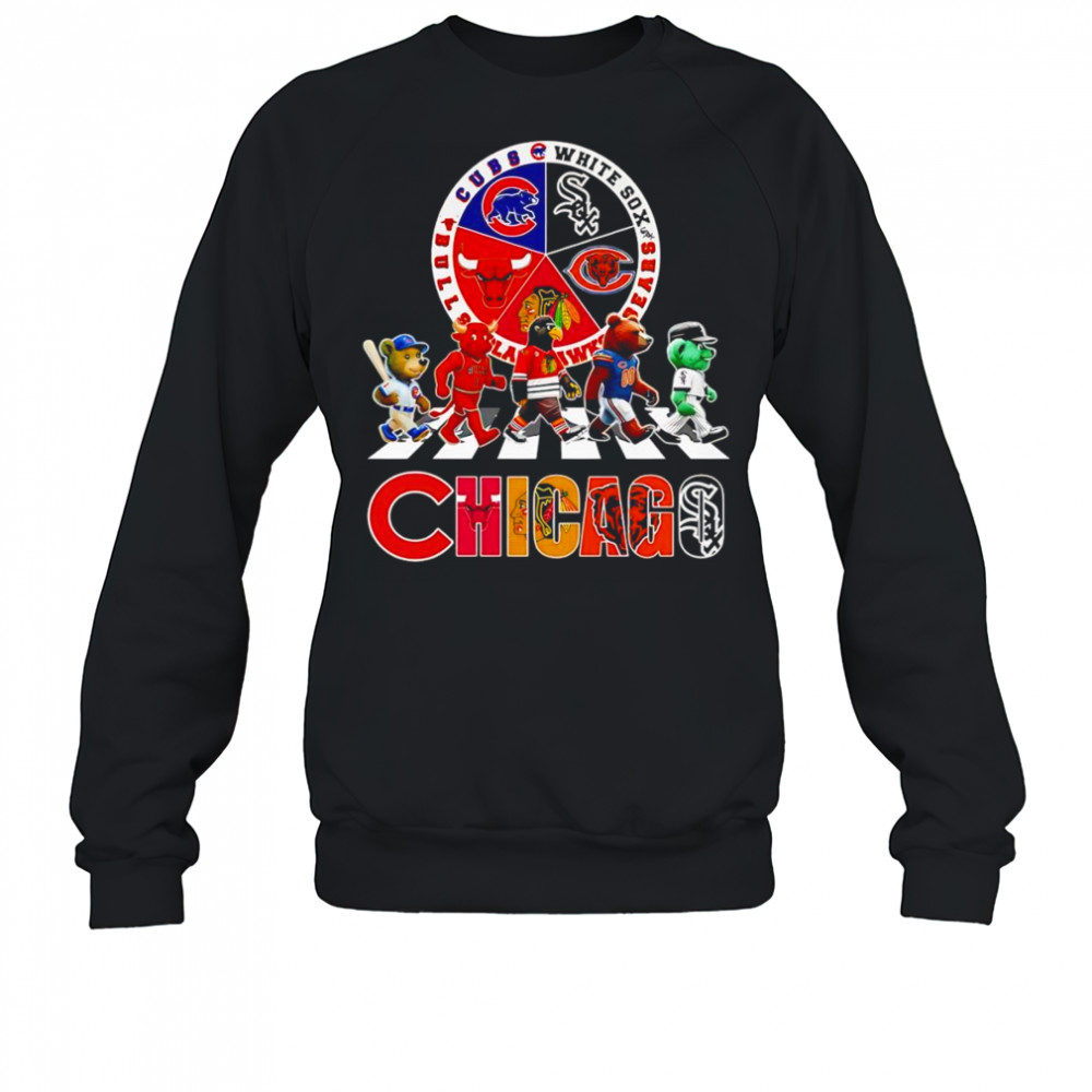 Chicago sports mascot Abbey Road logo shirt Sweatshirt