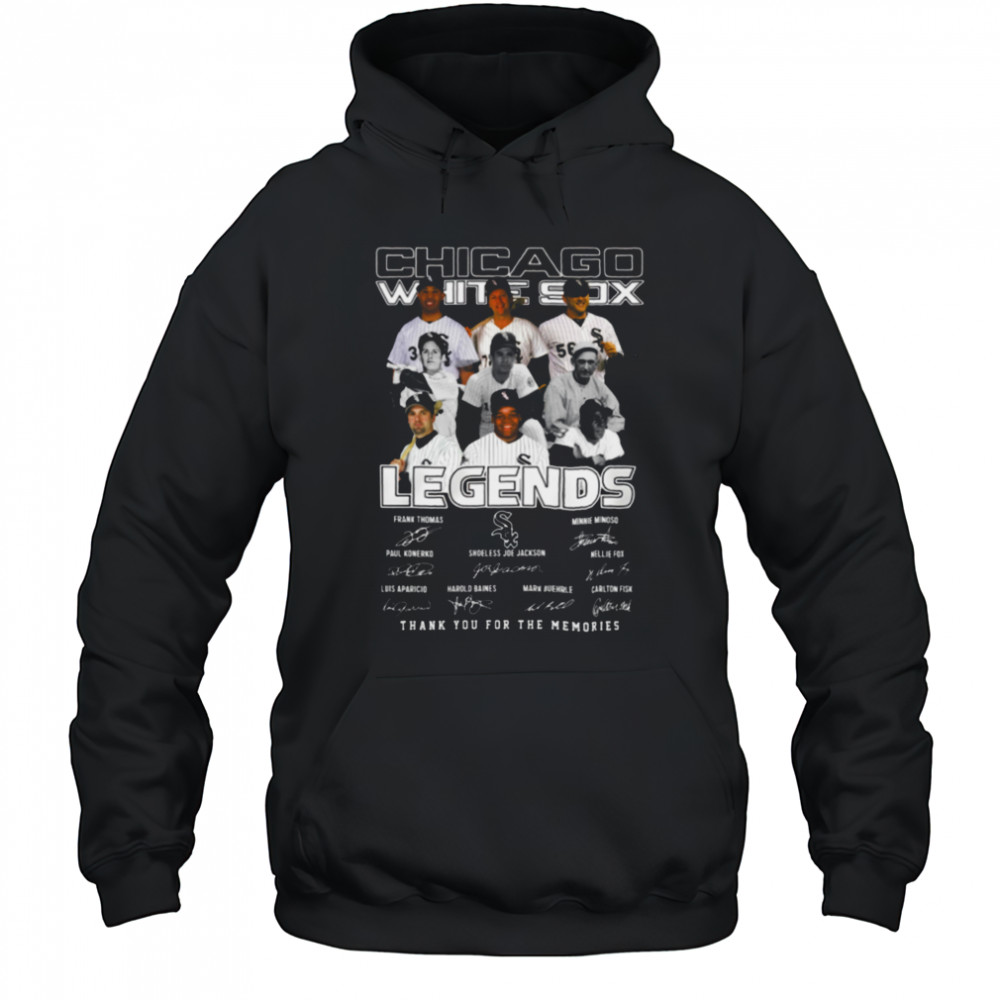 Chicago White Sox Legends Thank you For The Memories T Shirt Hoodie