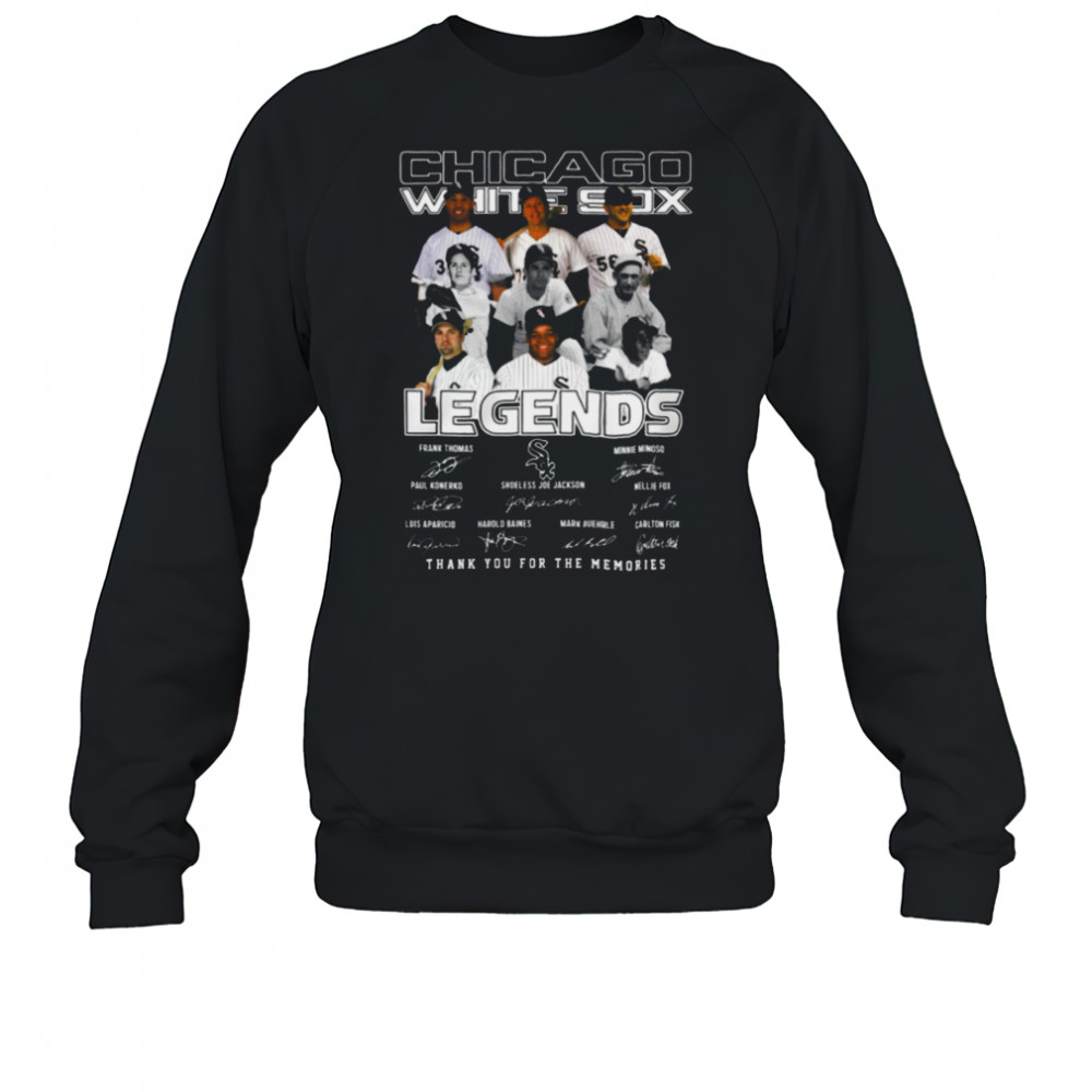 Chicago White Sox Legends Thank you For The Memories T Shirt Sweatshirt