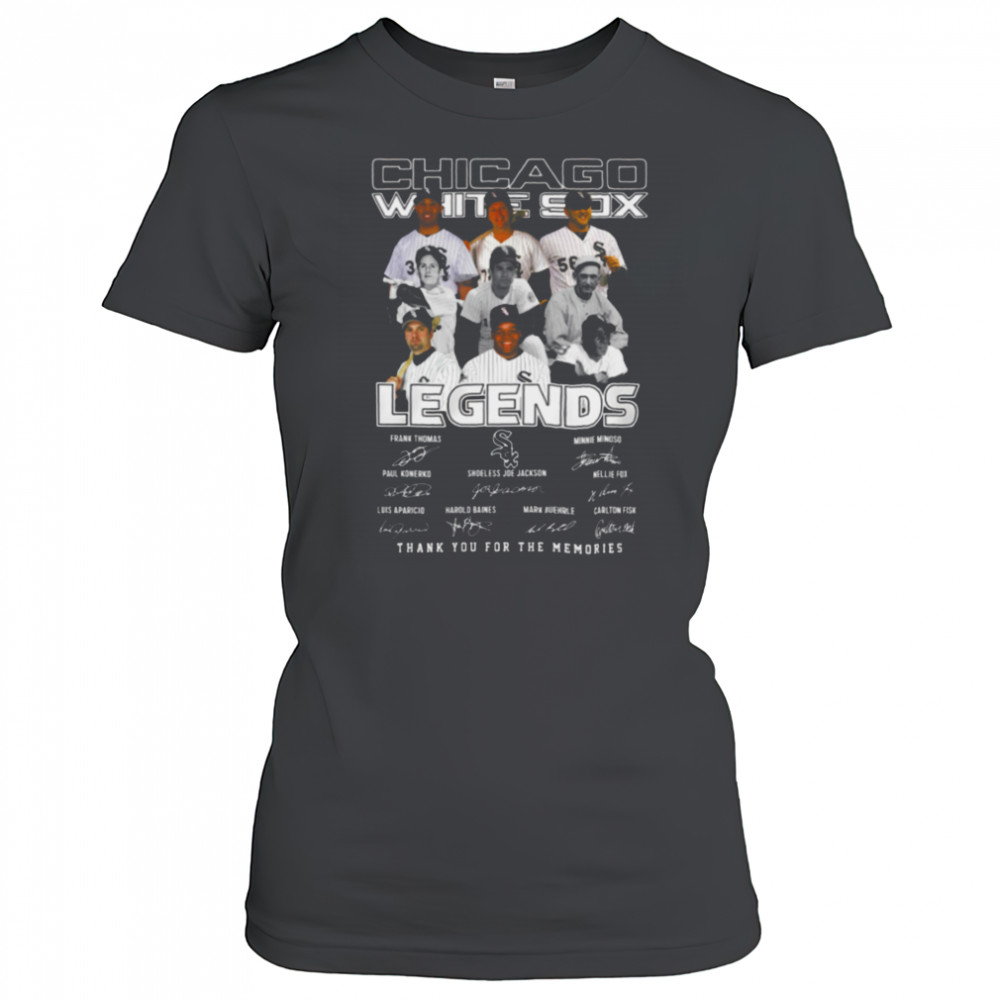 Chicago White Sox Legends Thank you For The Memories T Shirt Women's T-shirt