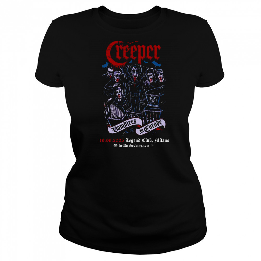 Creeper June 19 2025 Legend Club Milano Poster T-Shirt Women's T-shirt