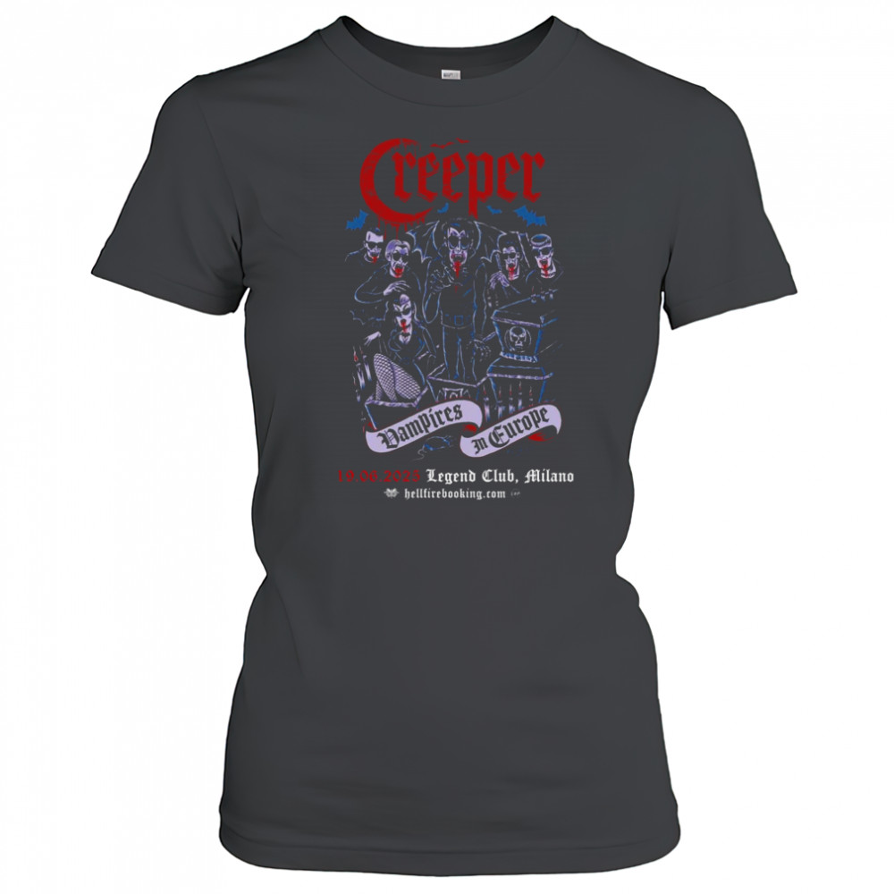 Creeper June 19 2025 Legend Club Milano Poster T-Shirt Women's T-shirt