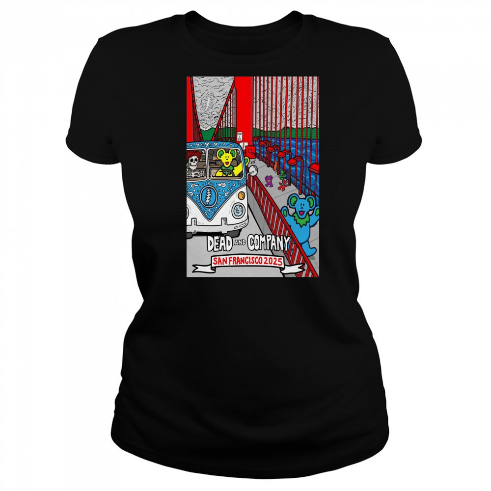 Dead & Company San Francisco 2025 Poster T-Shirt Women's T-shirt