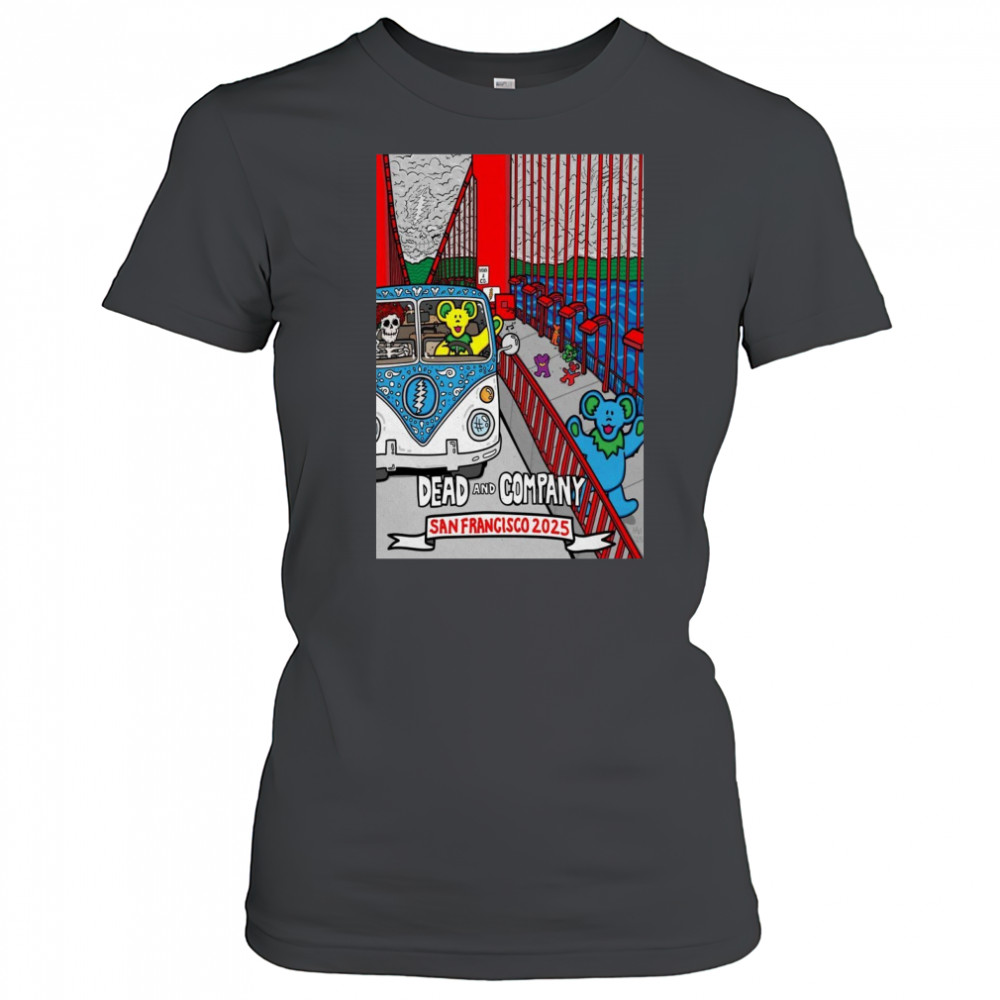 Dead & Company San Francisco 2025 Poster T-Shirt Women's T-shirt