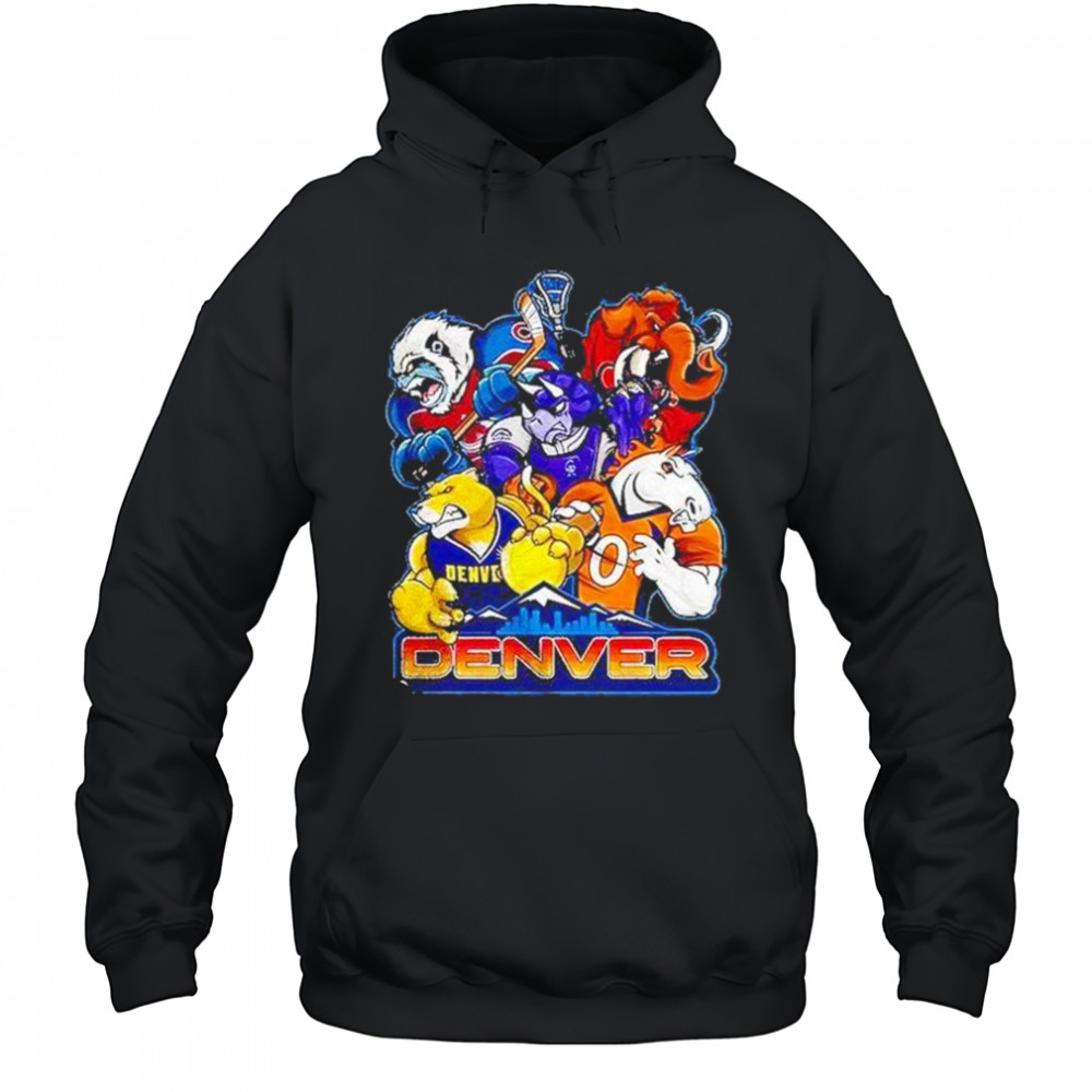 Denver Sports Team Mascot Shirt Hoodie