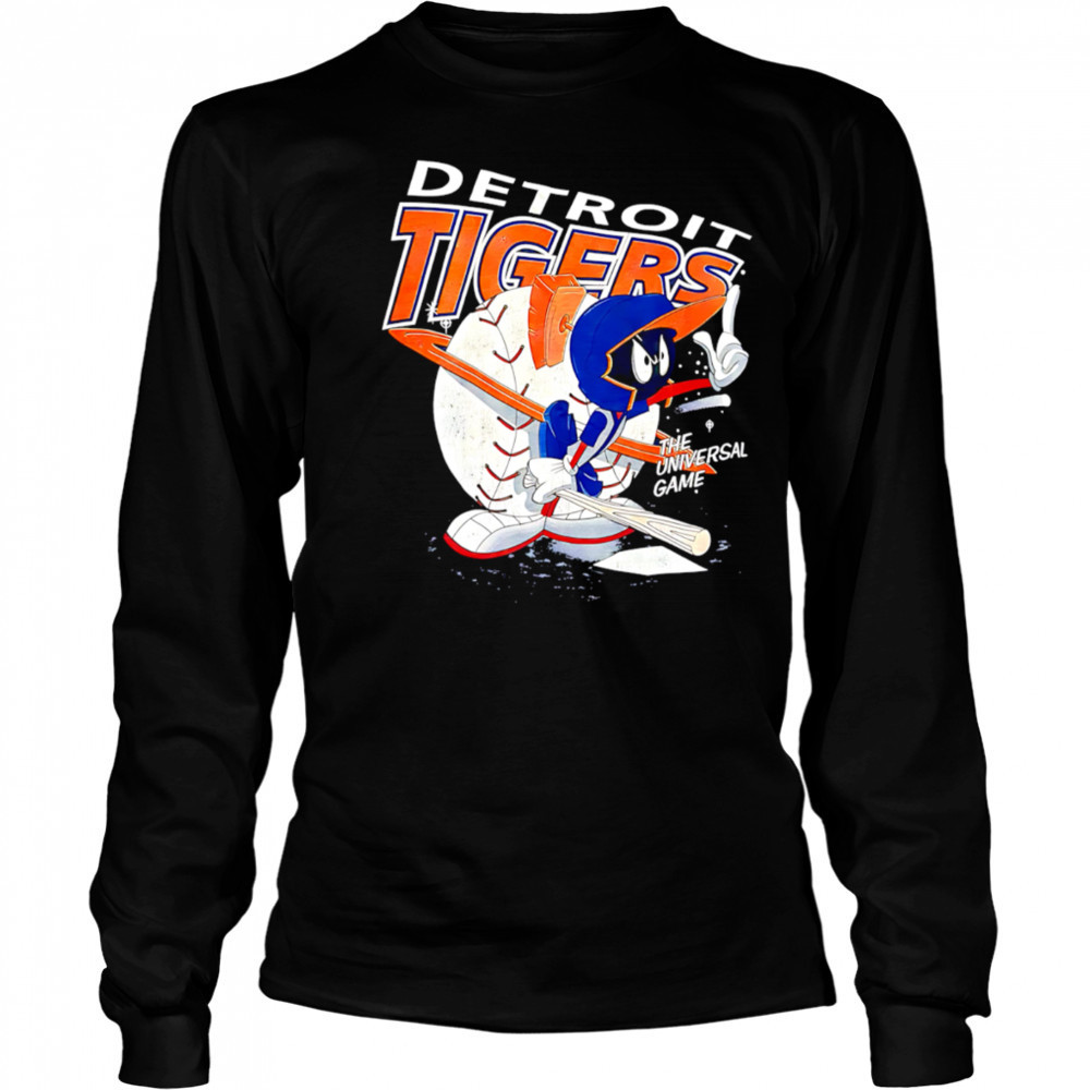 Detroit Tigers Marvin the Martian the universal game vintage shirt Long Sleeved