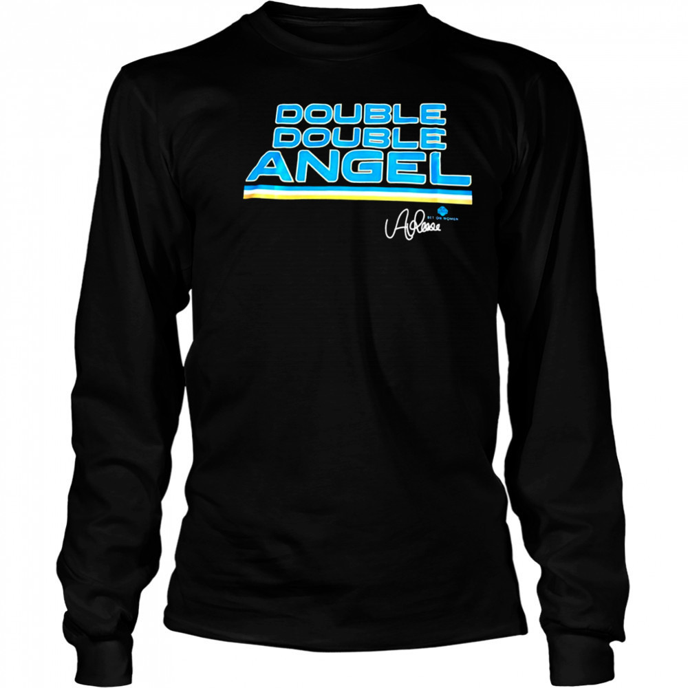 Double double angel signature shirt Long Sleeved