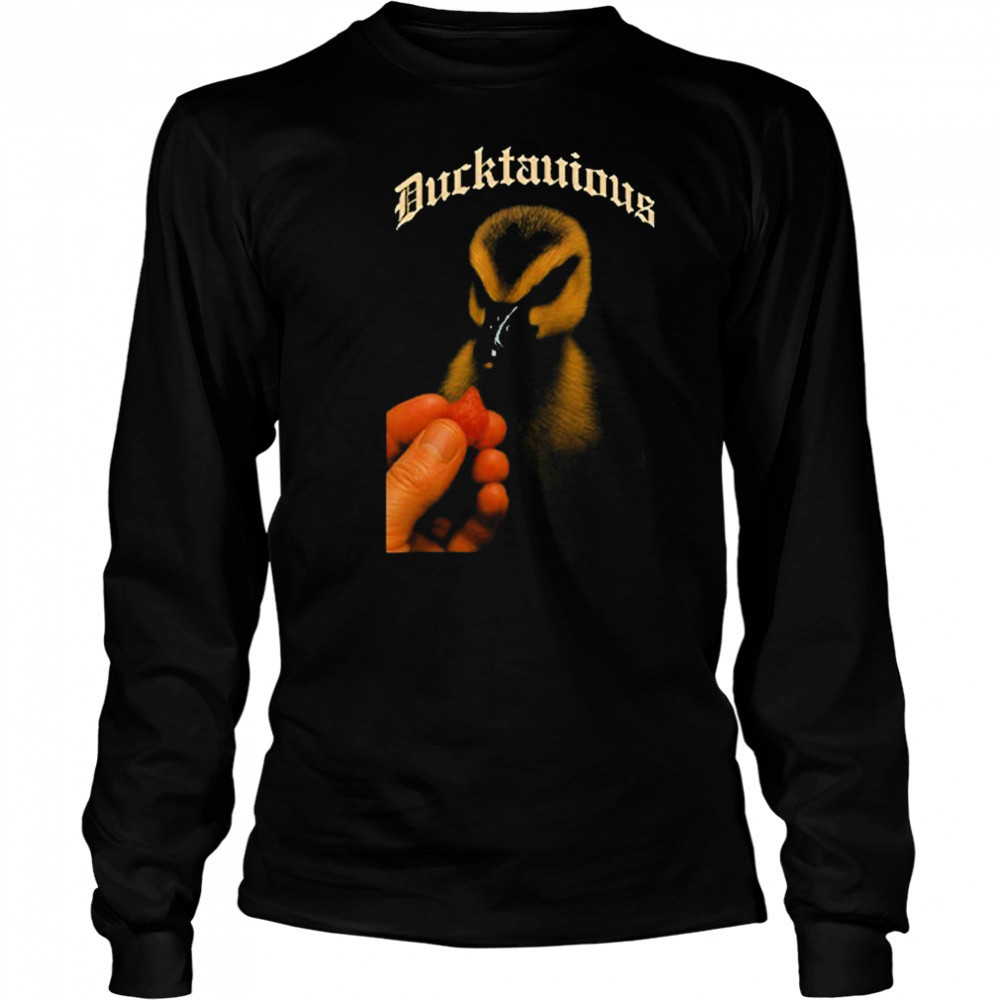 Ducktavious Duck Hand T-Shirt Long Sleeved