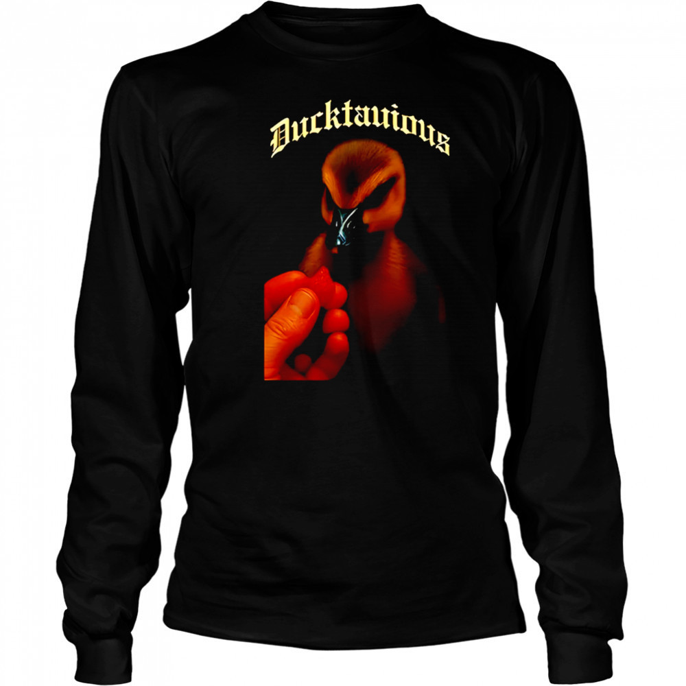 Ducktavious Duck Meme T-Shirt Long Sleeved